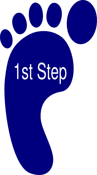 First Clipart First Step - First Step Clipart (330x594), Png Download