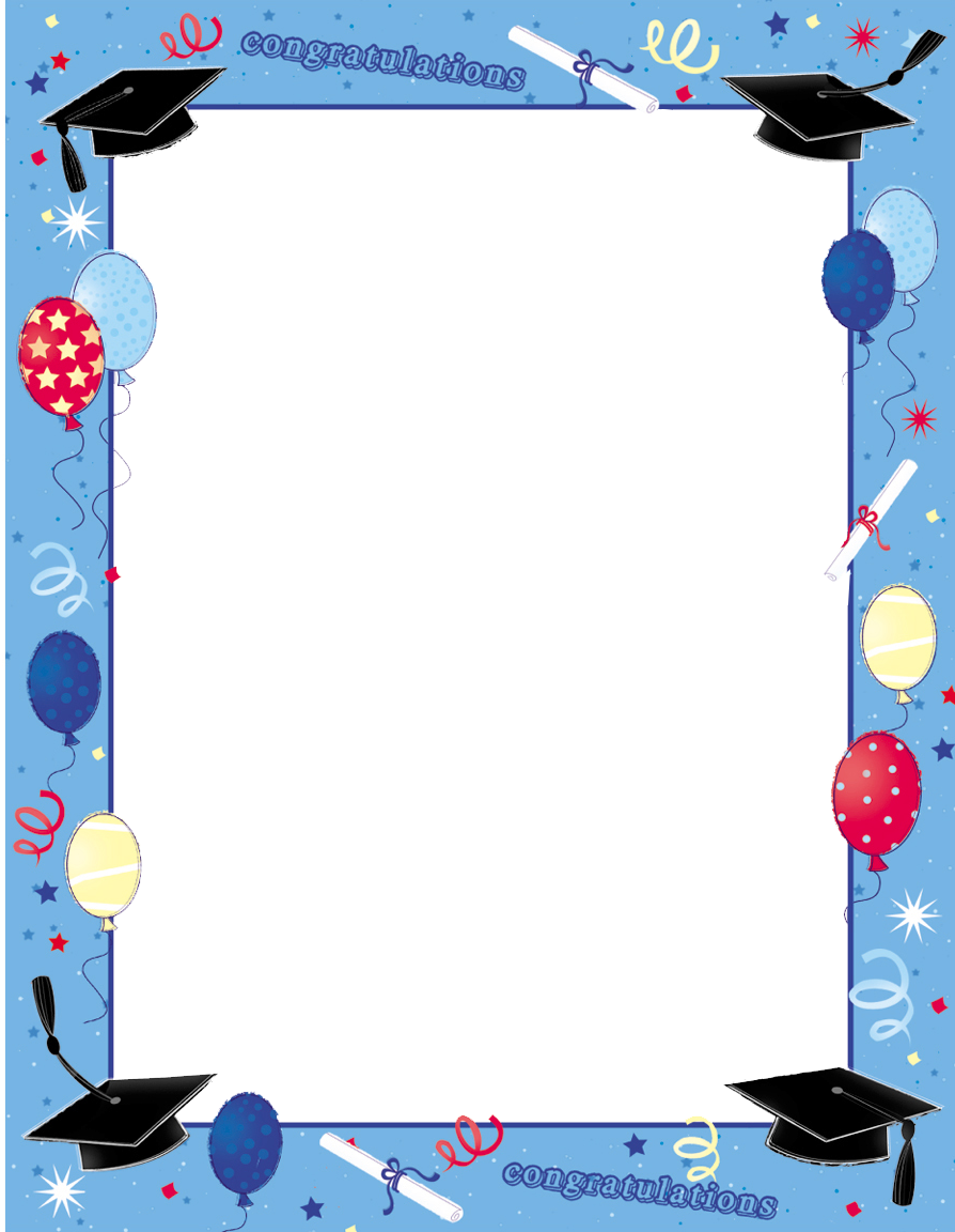 As Graduacion 40 Bordes Graduacion18 Czx - Fondo De Graduacion Png (894x1152), Png Download