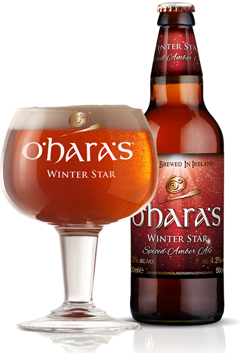 O Hara Beer Glass (473x695), Png Download