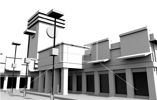 Png Shopping Store - Store Building Png (550x366), Png Download