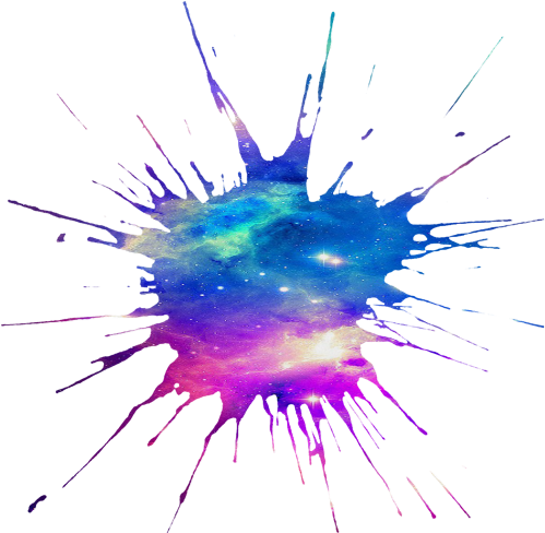 Paint Pintura Mancha Spot Splash Salpicadura Image - Paint Splatter Png Orange (518x487), Png Download