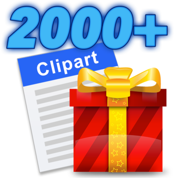 Clipart 2000 On The Mac App Store Png Download - Gift Icon (630x630), Png Download