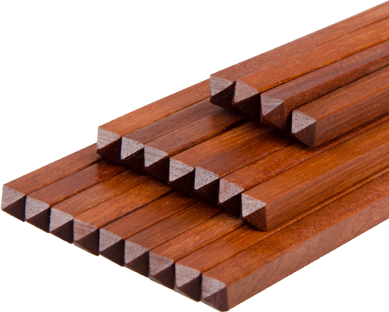 Keyang Wood Solid Wood Log Red Sandalwood Chopsticks - Chopsticks (800x800), Png Download