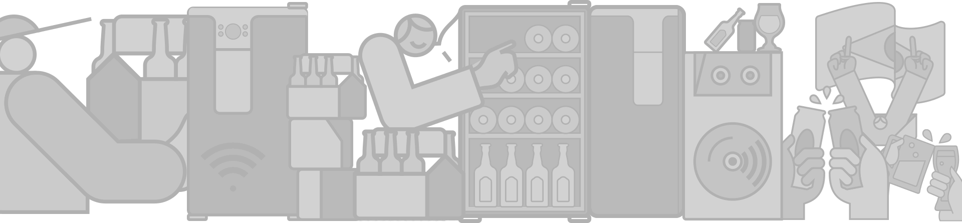 Vetor Faixa Grafismos - Recliner (1920x445), Png Download
