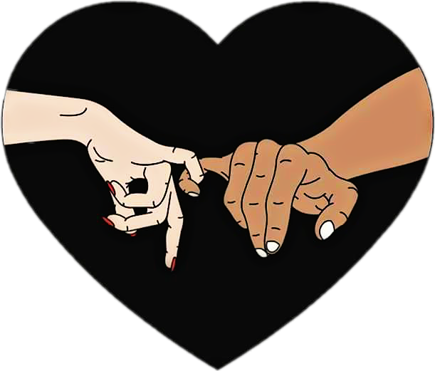 Manos 🔥stickers Png Union Corazon - Union Manos Png (611x521), Png Download