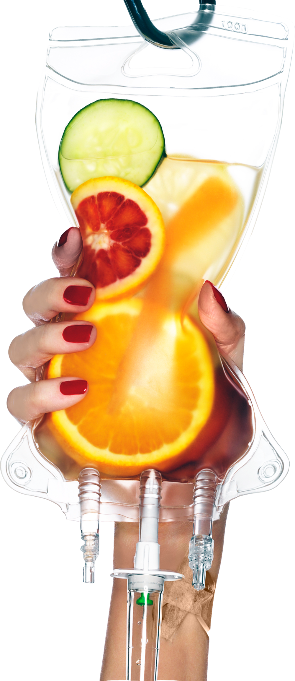 Drip Fruit - Vitamin Therapy (1000x2305), Png Download