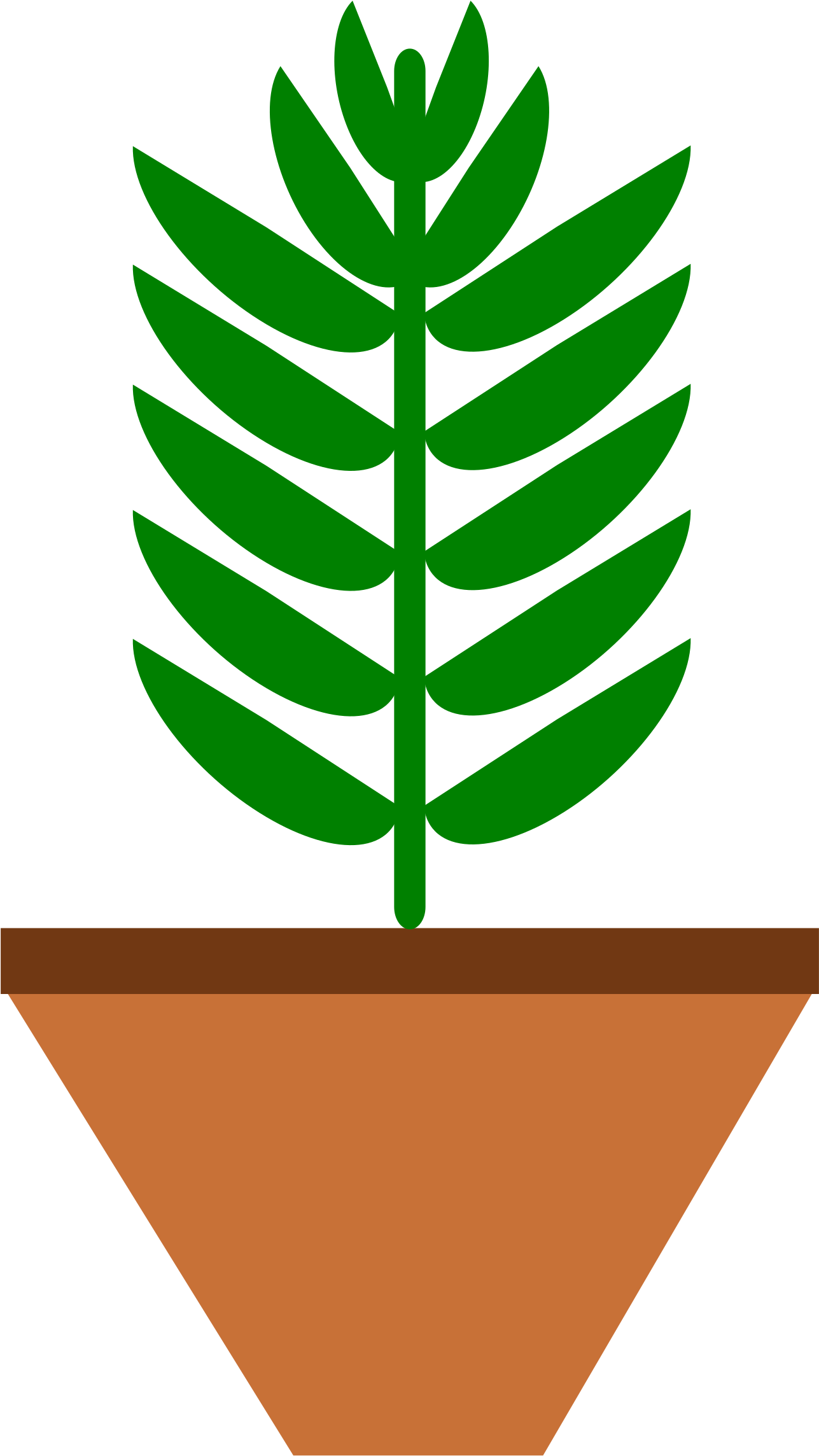 Colorful Flower Pot Svg Library Stock Techflourish - Potted Plant Clipart Transparent Background (2400x2400), Png Download