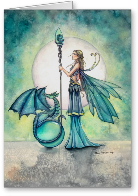 Cards In My Zazzle Shop - Dragons Molly Harrison (731x731), Png Download