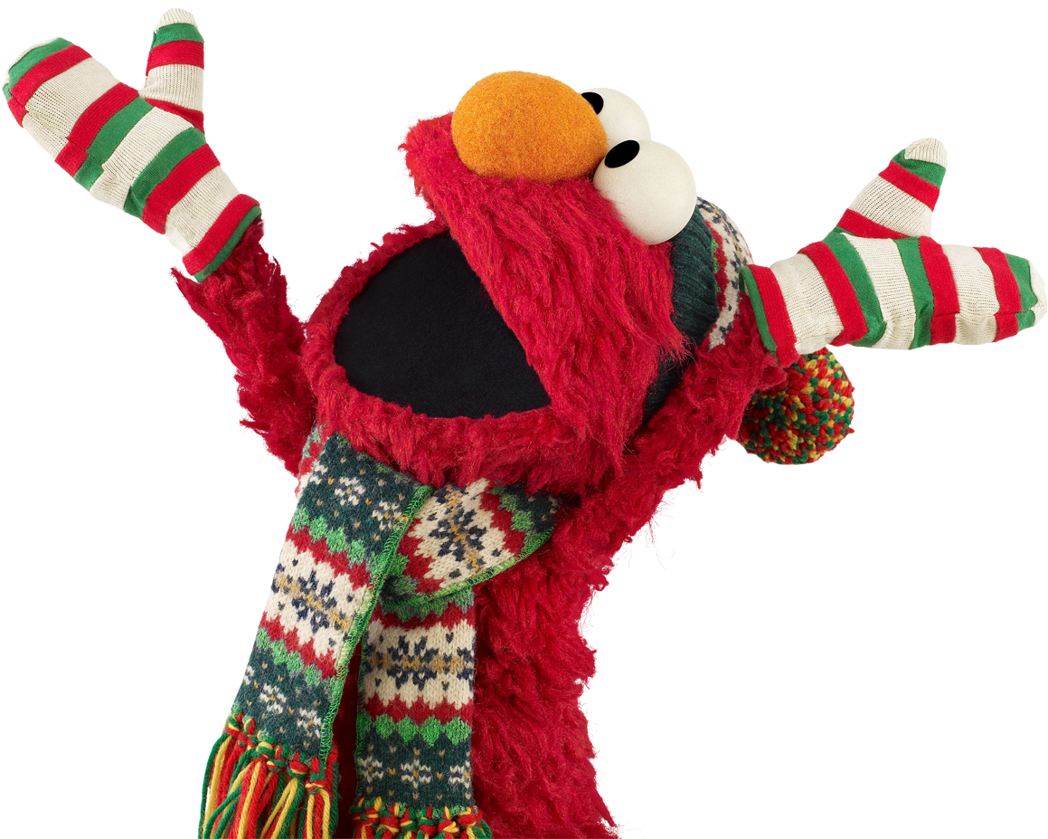 Elmo - Sesame Street / Christmas Collection (1200x931), Png Download