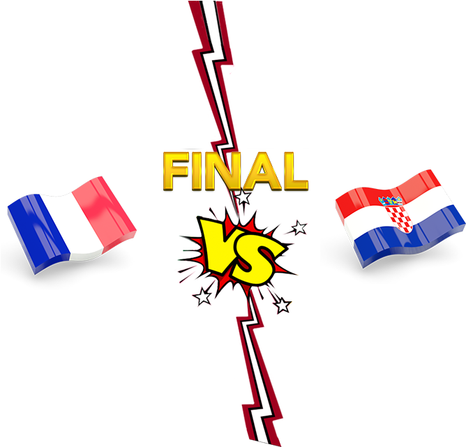 Fifa World Cup 2018 Final Match France Vs Croatia Png - World Cup Belgium Vs England (692x640), Png Download