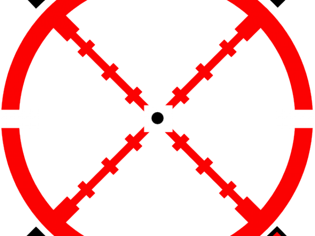 Crosshair Png Cliparts - Crosshairs Transparent (640x480), Png Download