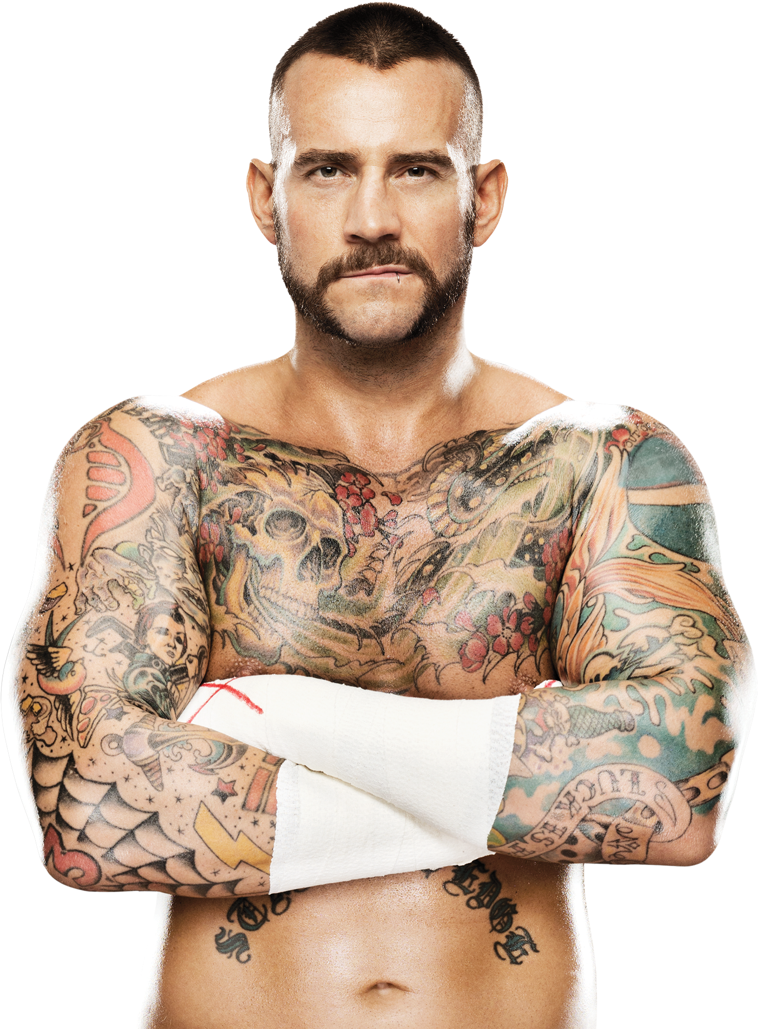 Cm Punk Pro - Cm Punk Render 2012 (1000x707), Png Download
