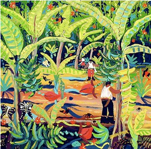 To Eden And Beyond John Dyer & David Ashe Travel To - Jungle Bananas (500x493), Png Download