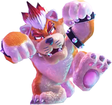 Meowser Cat Bowser - Mario Meowser (392x367), Png Download