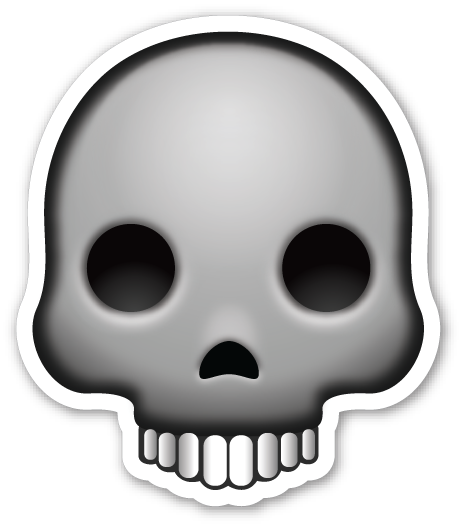 Mysterious Gmail Bug Puts Skull And Crossbones In Your - Skull Emoji Png Transparent (462x525), Png Download