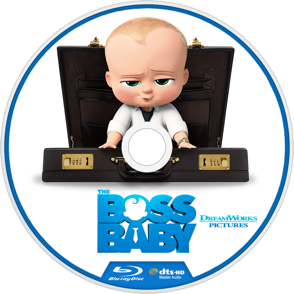 The Boss Baby Bluray Disc Image - Boss Baby Release Date (1000x1000), Png Download
