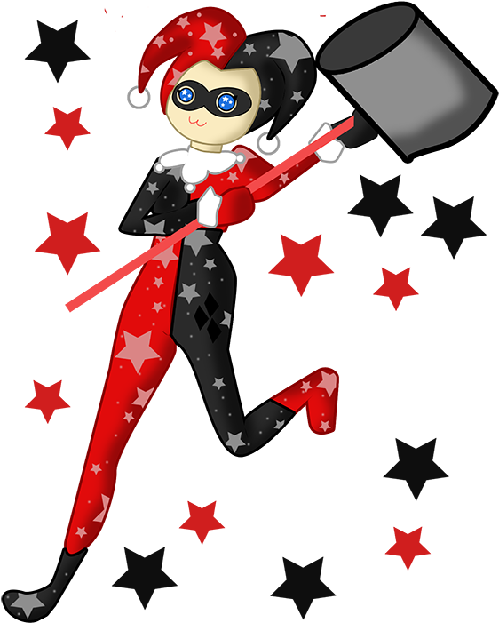 Harley Quinn Clipart Kawaii - Harley Quinn Kawaii Png (600x760), Png Download