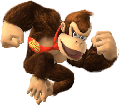 Donkey Kong Ssb4 Png (384x336), Png Download