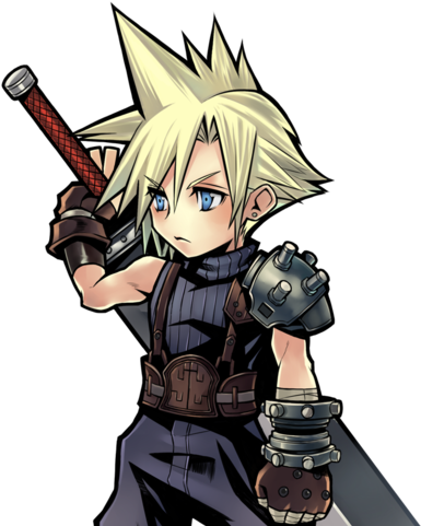 Dffoo Cloud Strife - Dissidia Final Fantasy Opera Omnia All Characters (480x480), Png Download