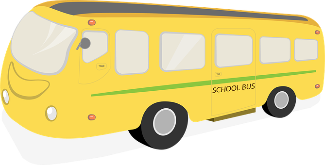 Bus, School Bus, School, Transportation - School Bus (669x340), Png Download