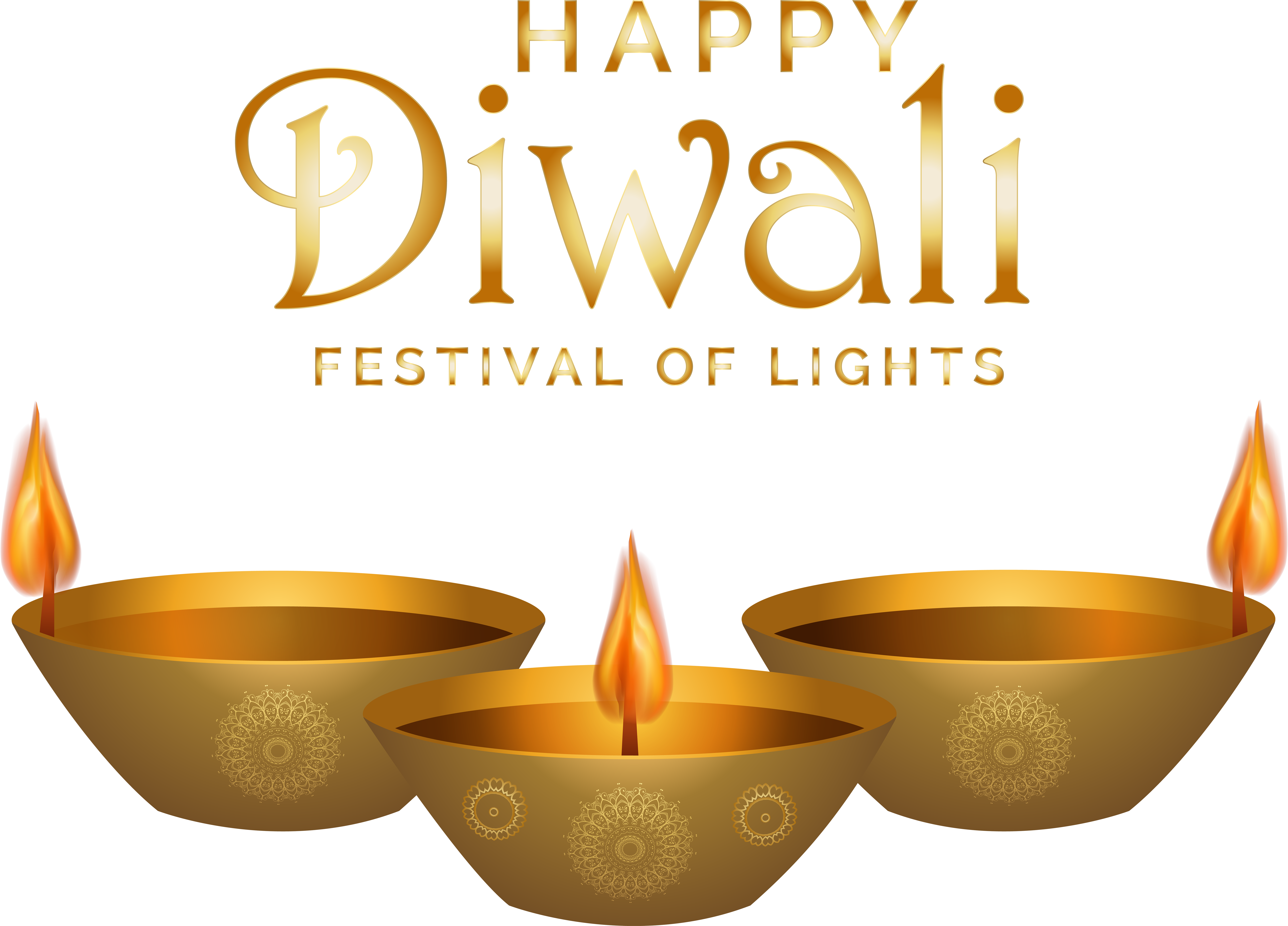 Diwali Clipart Png (8000x5851), Png Download