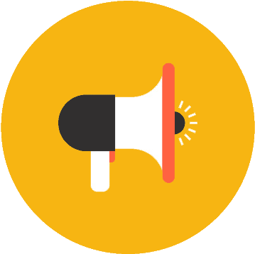 Megaphone Flat Icon - Town Hall Meeting Icon (381x380), Png Download