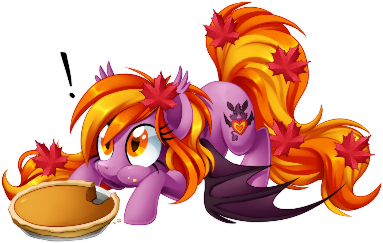Centchi, Autumn, Bat Pony, Bat Pony Oc, Caught - Bat Pony Oc (1280x816), Png Download