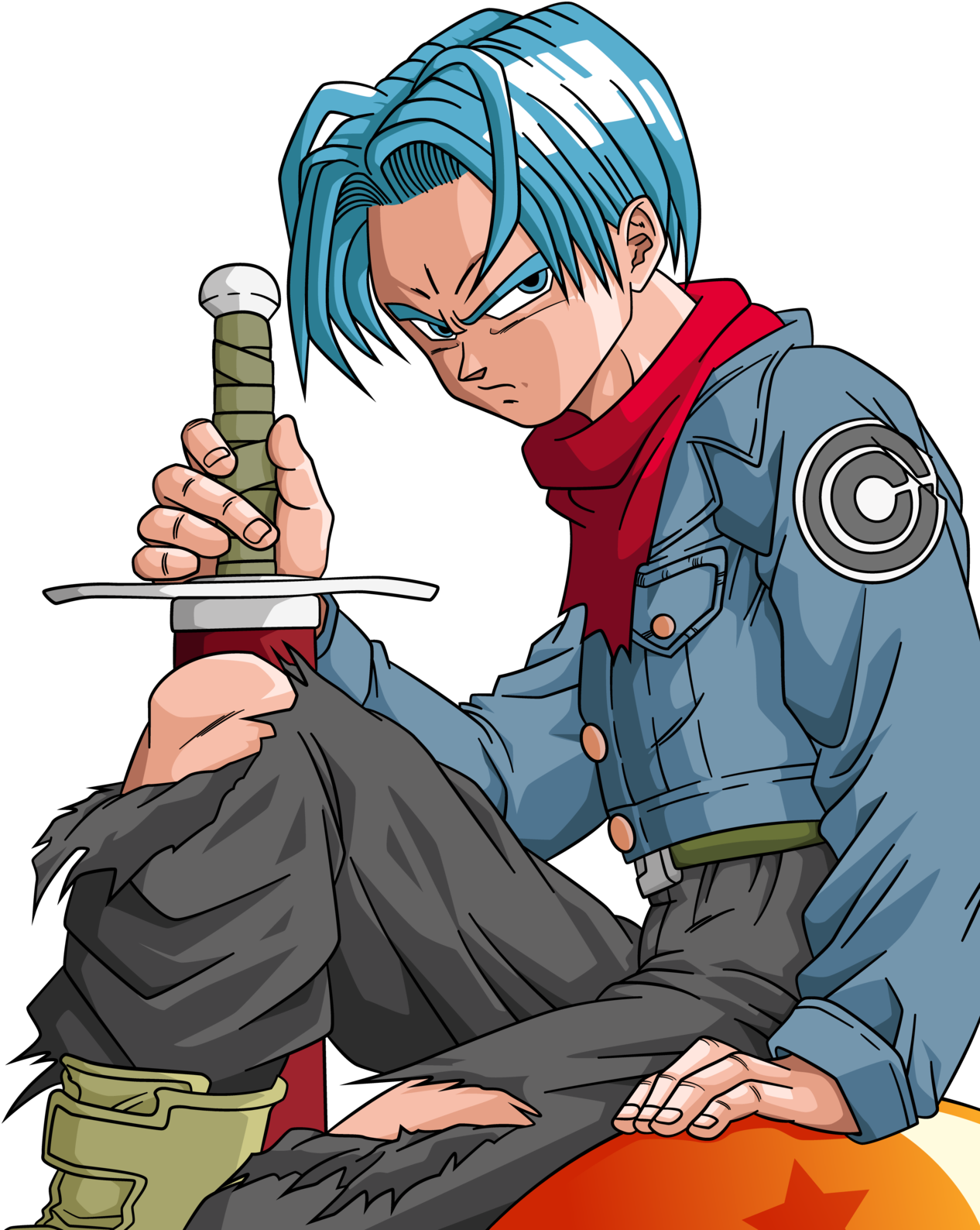 847kib, 1280x1609, Future Trunks Dragonball Super By - Trunks Dragon Ball Super (1280x1609), Png Download