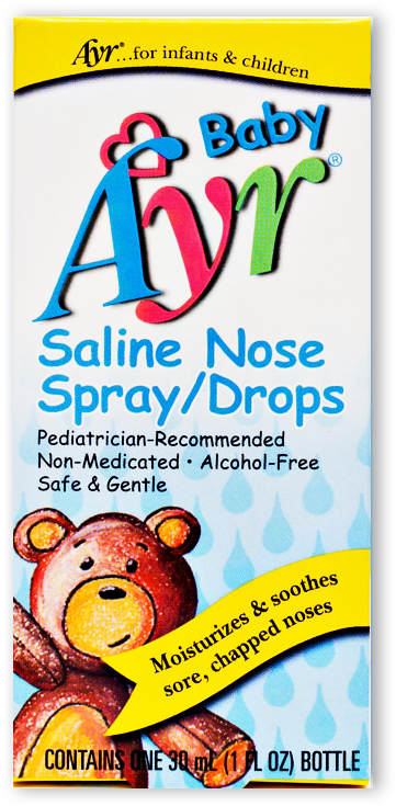 Baby Ayr Saline Nose Spray/drops - Baby Ayr Saline (750x825), Png Download
