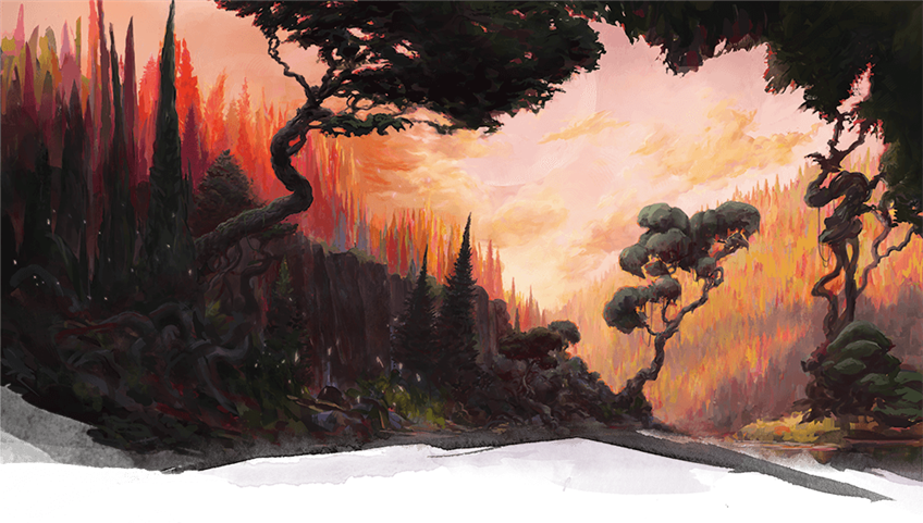 The Beastlands Banner - Painting (848x481), Png Download