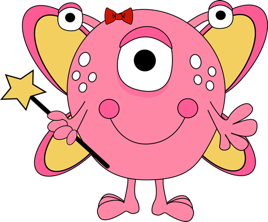 Monster Fairy Clip Art - Monster Clip Art (550x456), Png Download