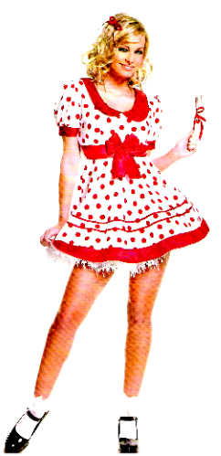 Lollipop Girl Larger Image - Girl With Lollipop Png (286x500), Png Download