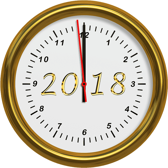 New Year's Eve Celebration Images - New Year Clock Png (720x720), Png Download