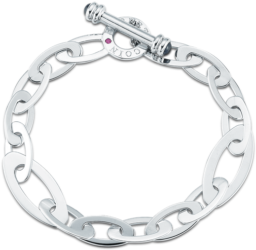 Roberto Coin Chic And Shine Medium Link Bracelet - Roberto Coin Inc. (800x800), Png Download