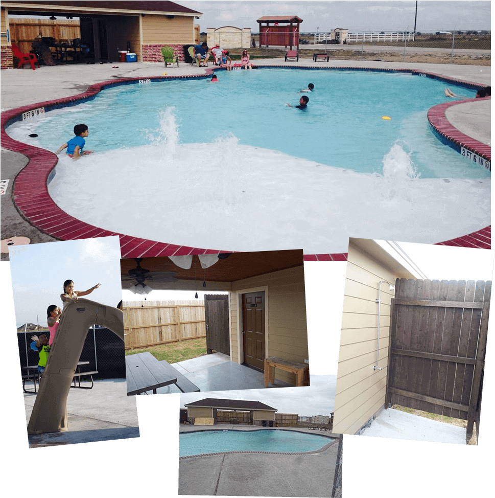 Valle Vista Estate Community Pool - Swimming Pool (976x977), Png Download