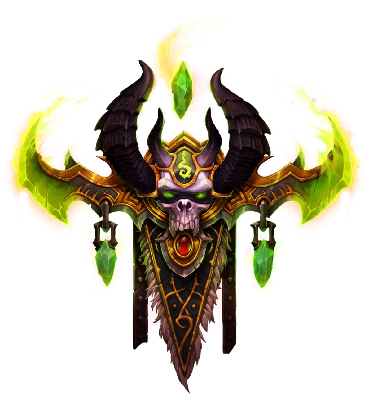 World Of Warcraft Demon Hunter Logo (1200x1315), Png Download