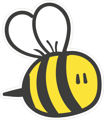 Bee - 卡通 蜜蜂 (500x500), Png Download