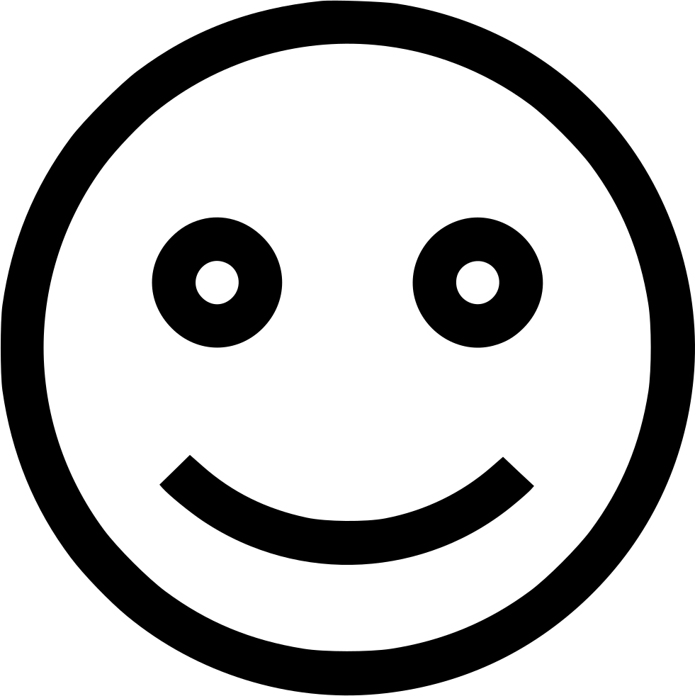 Emoji Smile Happiness Fresh Happy Smiley Sign Comments - Sad Face (981x982), Png Download