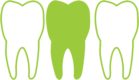 Restore Tooth Structure - Green Teeth Clip Art (450x450), Png Download