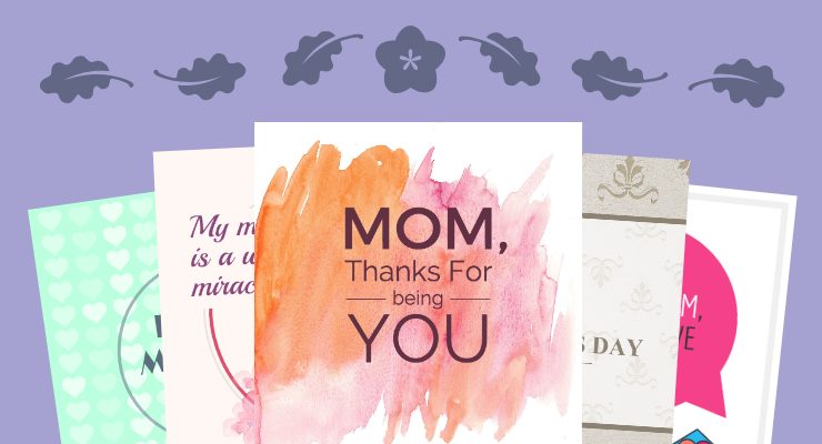 Mothers Day Card Template - Mother's Day (740x400), Png Download