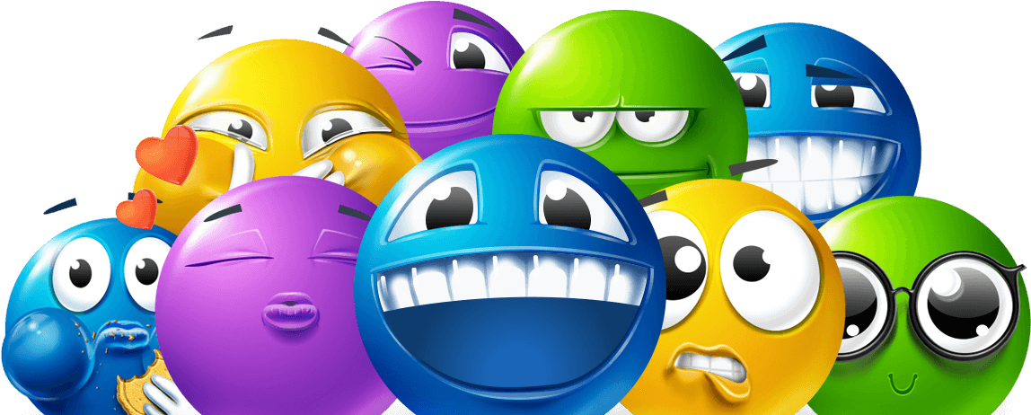 Royalty Free Emoji & Smileys - Imagenes De Emoticones Hd (1170x469), Png Download