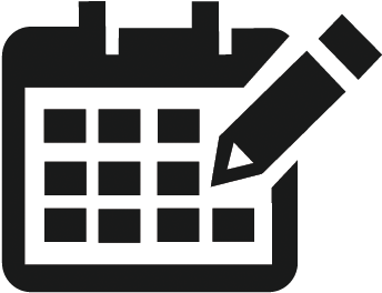 Calendar Icon Png Black - Kalenderpng (400x400), Png Download