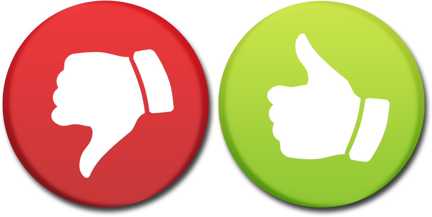 And No Check Mark - Yes And No Clipart (1501x1501), Png Download