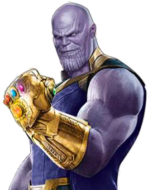 One Guest Plays Thanos - Thanos Infinity War Png (348x379), Png Download