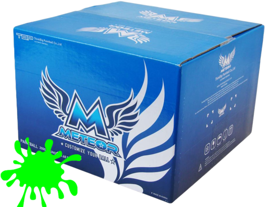Meteor 2000 Green Rlow7s53f008 - Paintball (560x420), Png Download