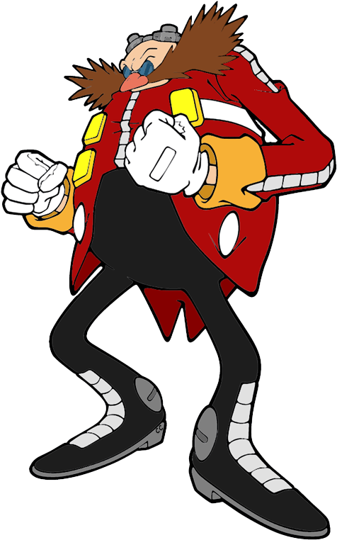 Sonic The Hedgehog Clip Art Cartoon Clip Art - Eggman Sonic Adventure Art (483x764), Png Download