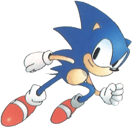 When He's In Action, He Moves With Purpose - Sonic The Hedgehog (500x500), Png Download