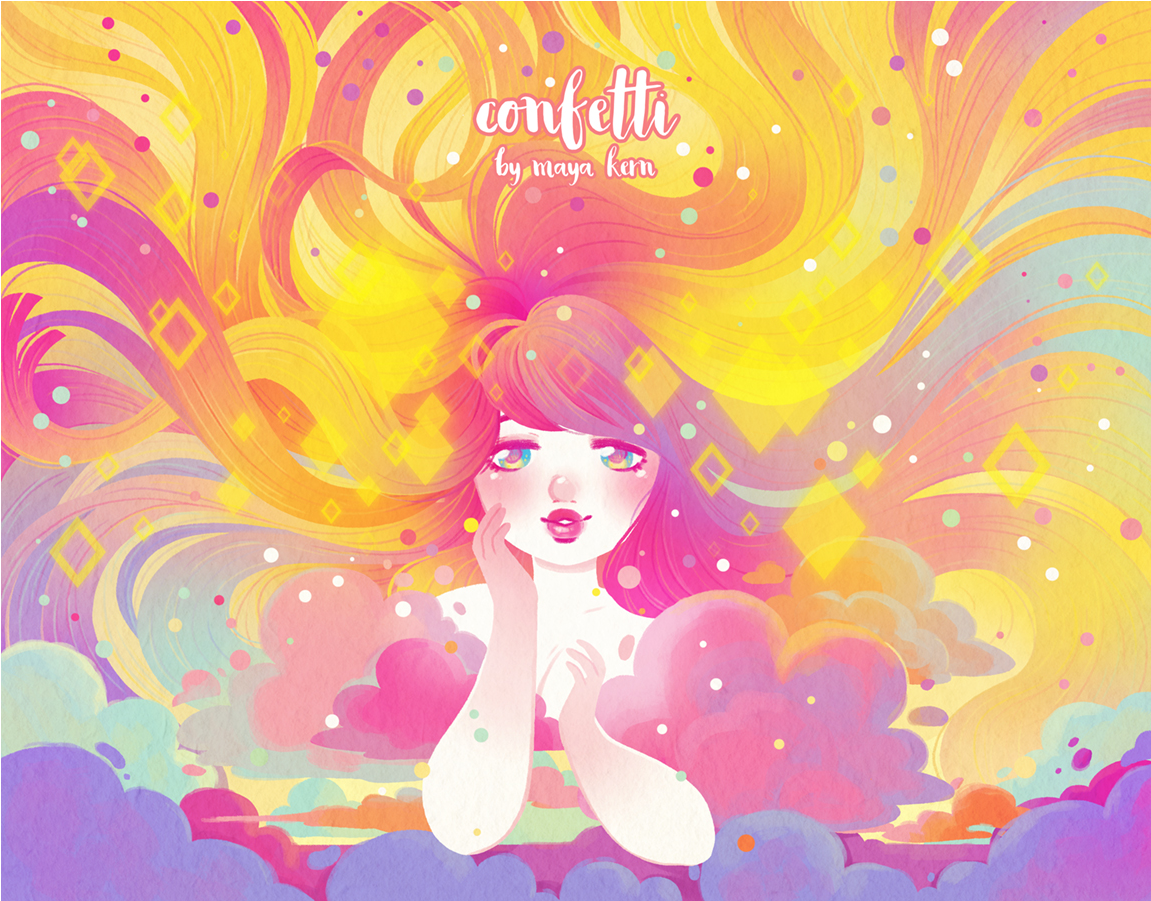 Confetti Art Book - Deviantart (1150x1150), Png Download