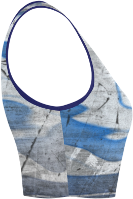 Watercolor Graffiti Women's Crop Top - Bag (500x500), Png Download