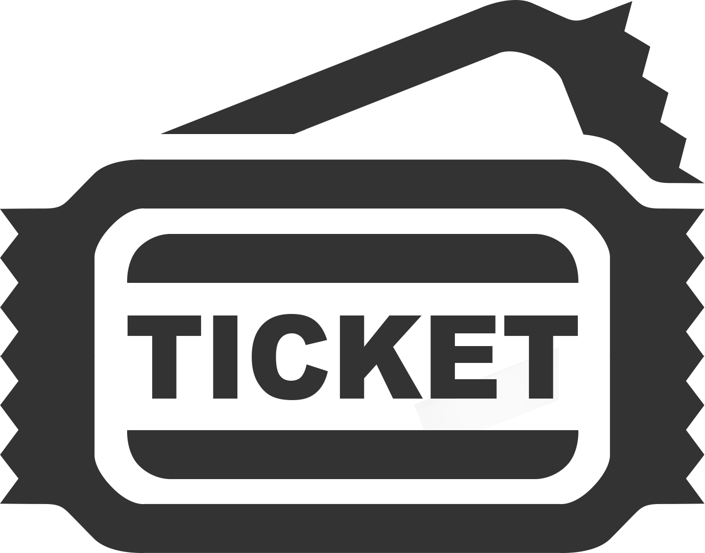 Ticket Png Photos - Ticket Booking Icon Png (1381x1085), Png Download
